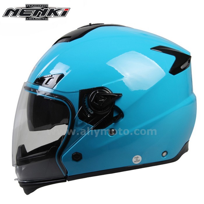 129 Full Face Helmet Men Women Motorbike Street Racing Dual Visor Sun Shield Lens@2